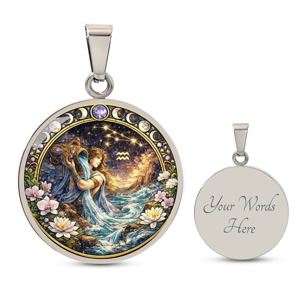 Personalized Zodiac Jewelry Gift, Astrology Sign Necklace, Horoscope Gift