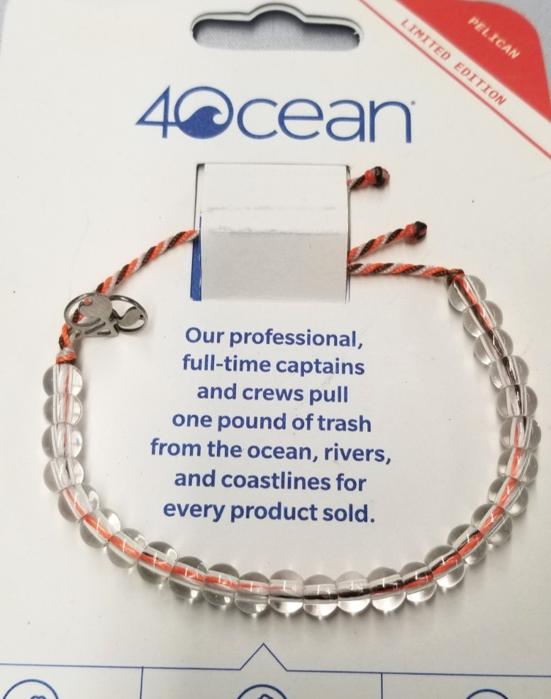 4Ocean Pelican Vintage Beaded Adjustable Bracelet 7″-13″