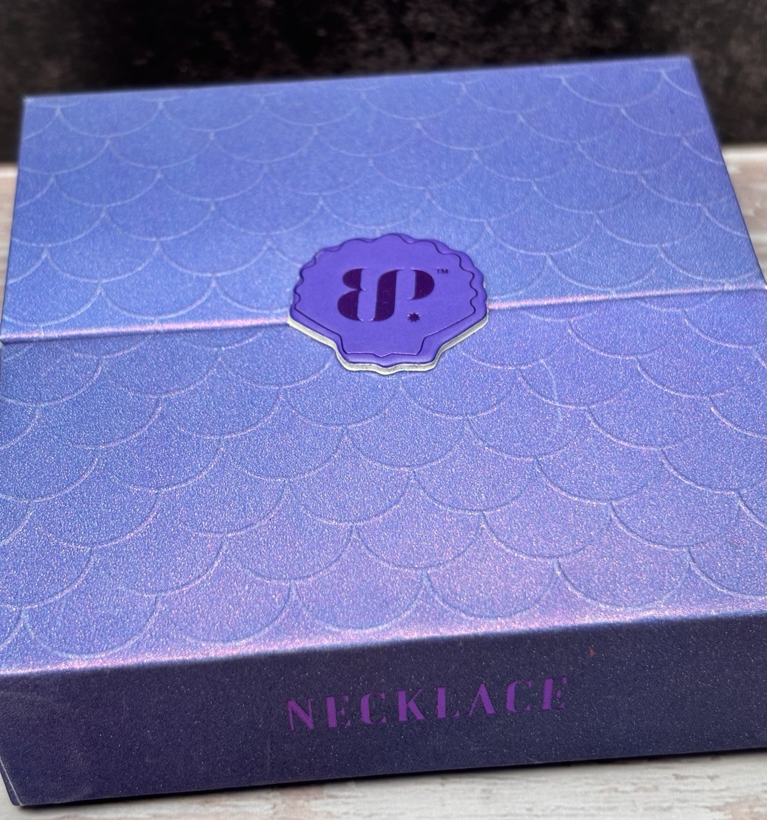 Bp Jewelry | Sirens Necklace “Deep See Whispers” Tanzanite W/ array of CZ