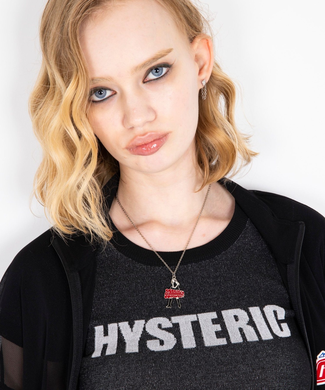 HYSTERIC GLAMOUR VIXEN GIRL Necklace Chain 15.7 in