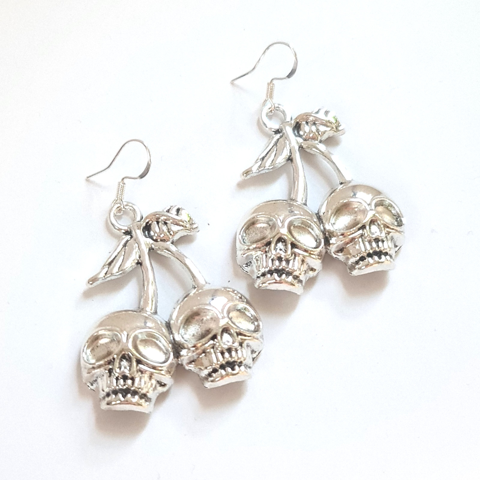 Gothic Dangle Earrings Skull Skeleton Moth Goth Punk Rock Jewellery Halloween