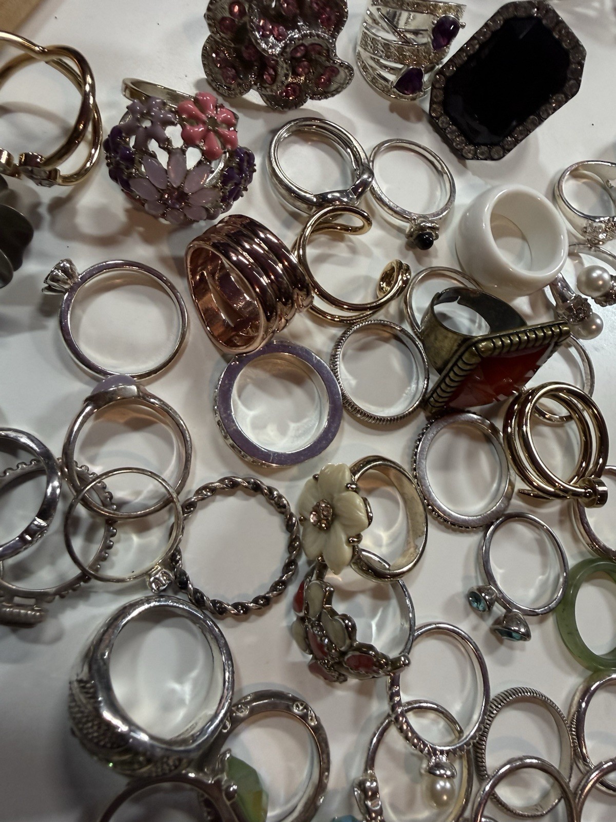 Massive Avon Lot Rings Bracelets And Earrings. Brand New