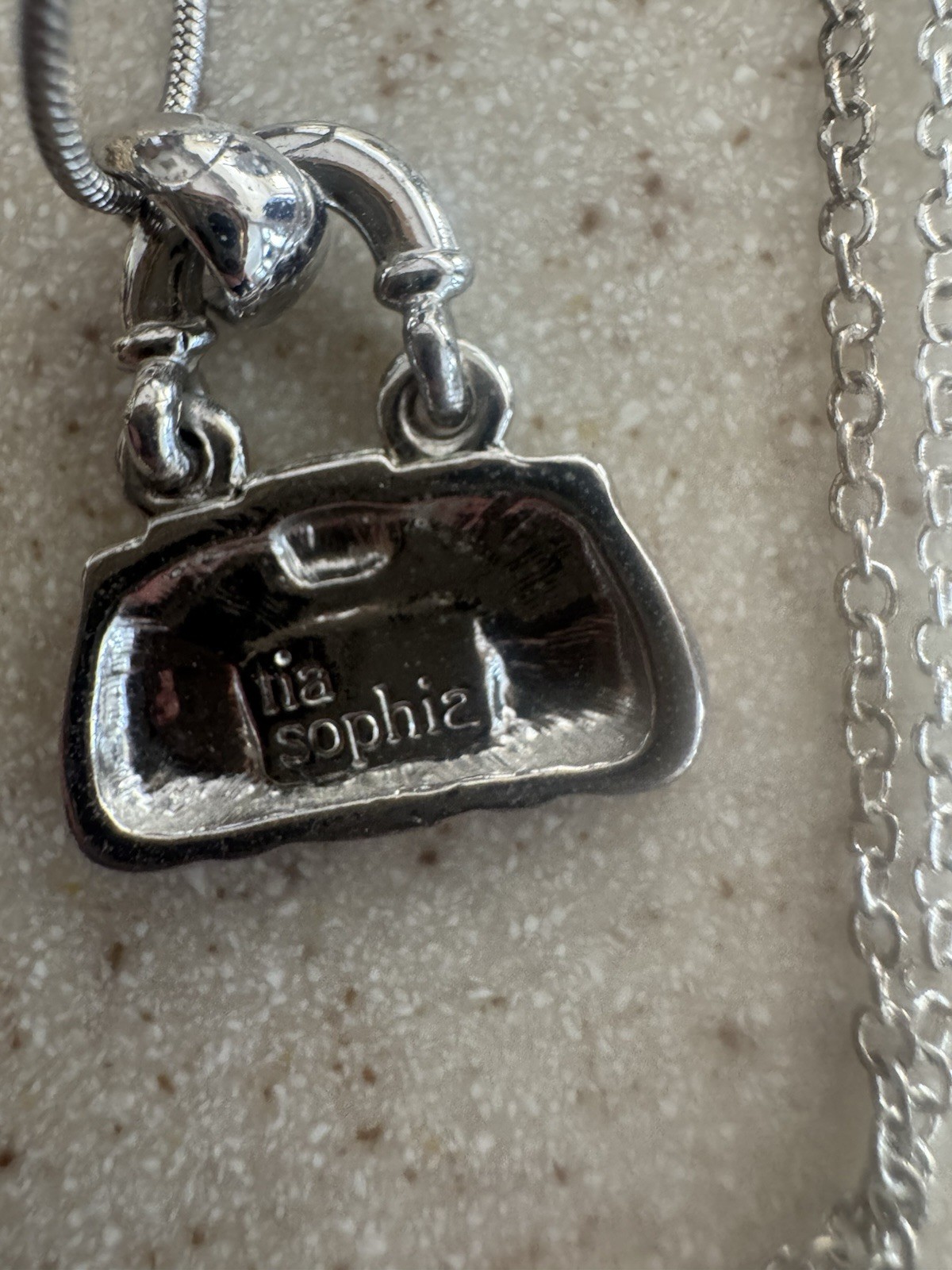 Lia Sophia Necklace With Pink Bag