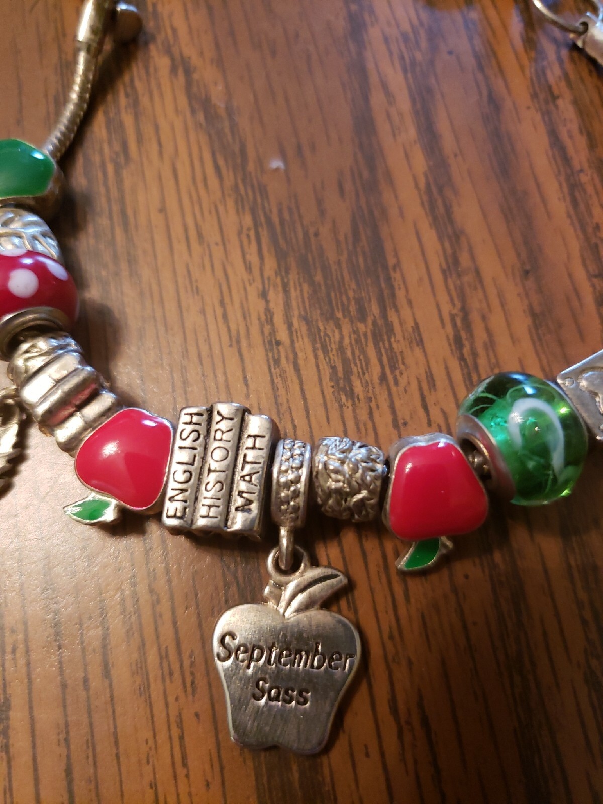 Willabee and Ward Monthly Charm Bracelet September Sass