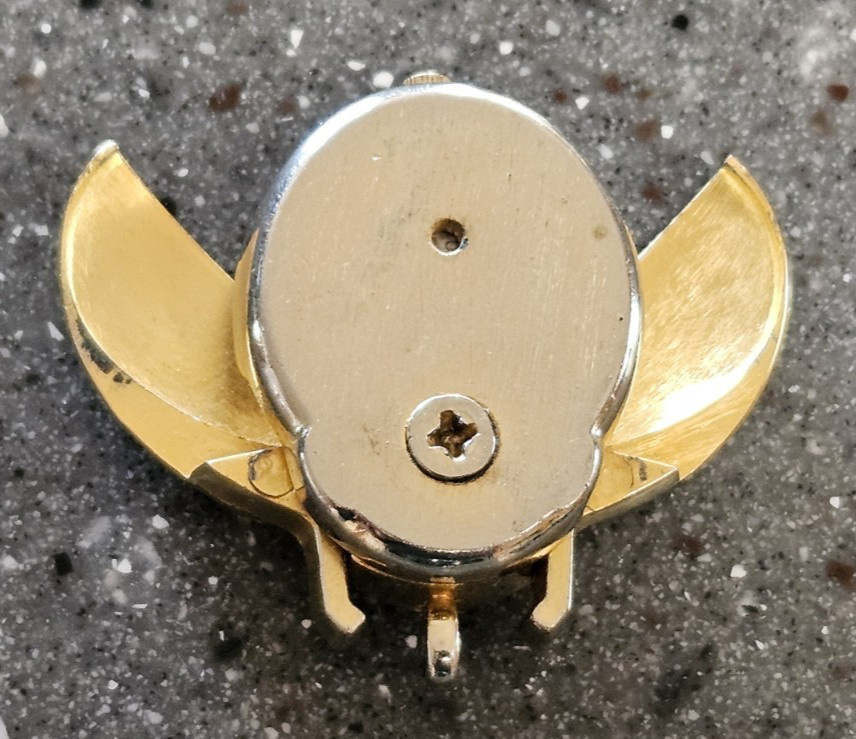 Rumours Brand Gold-Tone Ladybug Beetle Pendant Time Piece Quartz