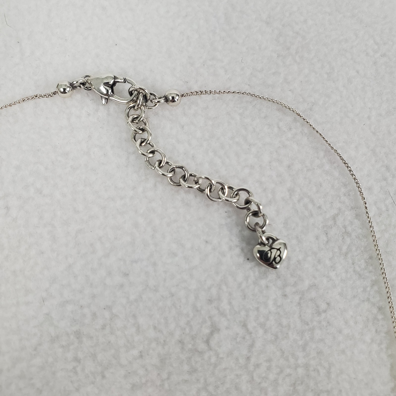 Brighton Silver Plated Mingle Disc Necklace Hammered 27 In