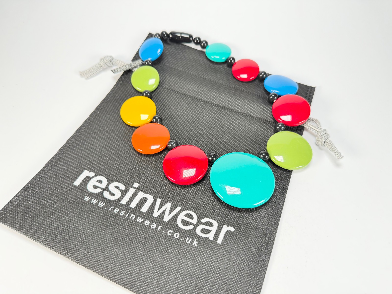 Marion Godart – Confetti “Bouclier” Multi-Colour Mix Resin Necklace