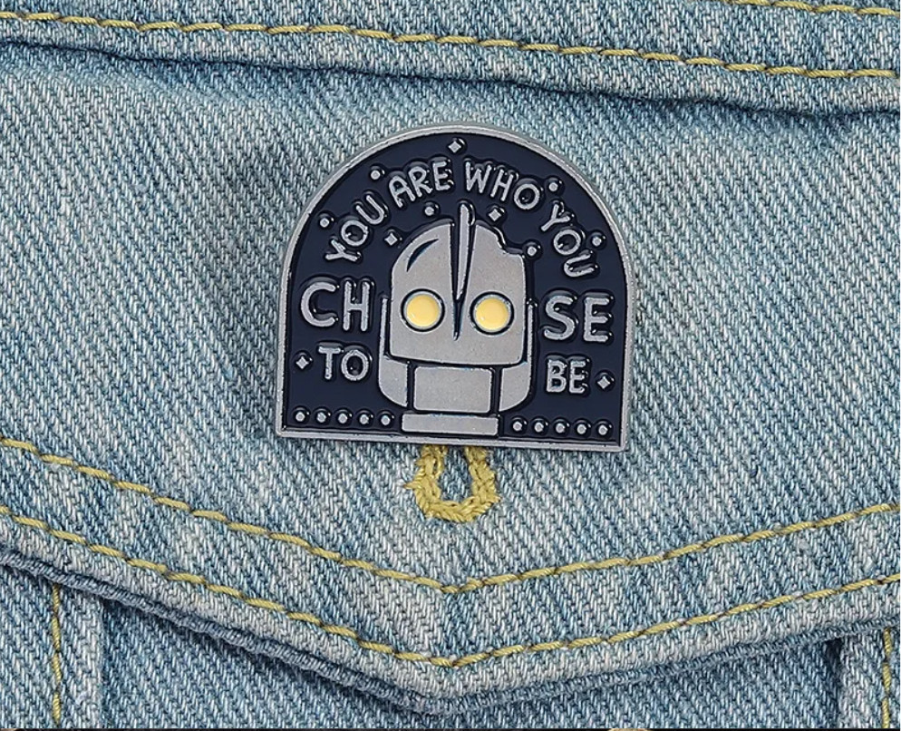 THE IRON GIANT-PIN-2 OR MORE PINS $5.49 SHIPPING-SPEND $20 SHIPPING IS FREE