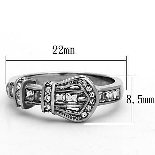 Brilliant Belt Top Grade Crystal Cocktail Fashion Ring 5 6 7 8 9 10 Tk1334