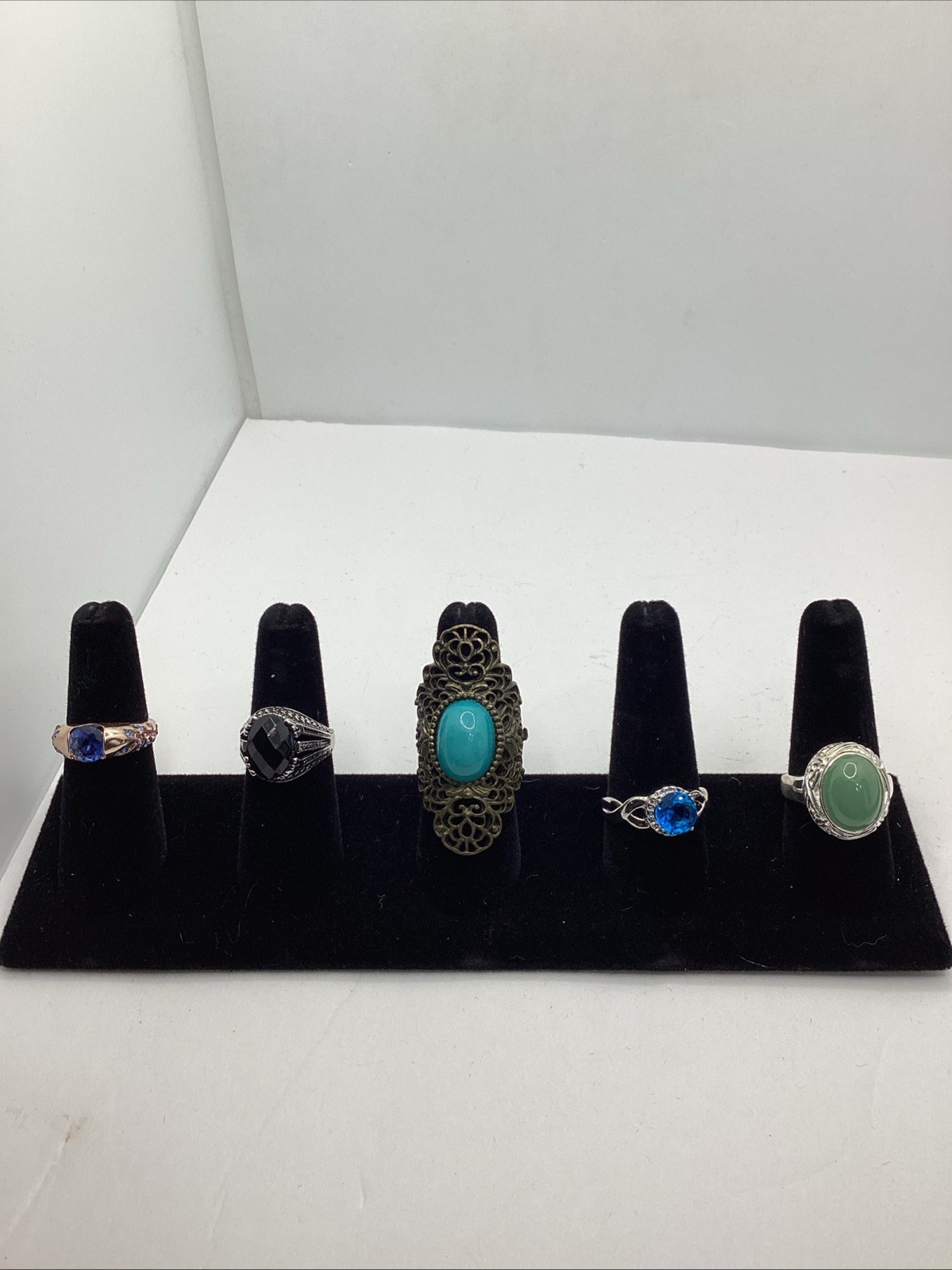 Lot Of 5 Costume Rings. See Pics For Sizes