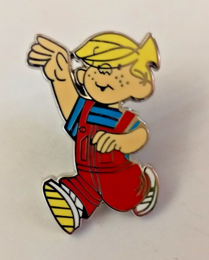 DENNIS THE MENACE-PIN-2 OR MORE PINS SHIPPING IS $5.49-SPEND $20 SHIPPIN IS FREE