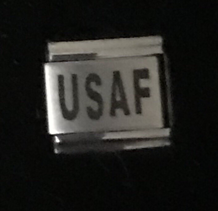 USAF Laser WHOLESALE ITALIAN CHARM Link 9MM K2022BG10
