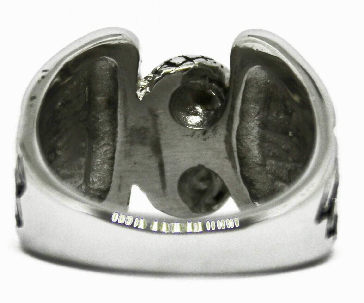 Wings & Wheel Stainless Steel Motorcycle Biker Ring Sz 7,8,9,10,11,12,13,14,15
