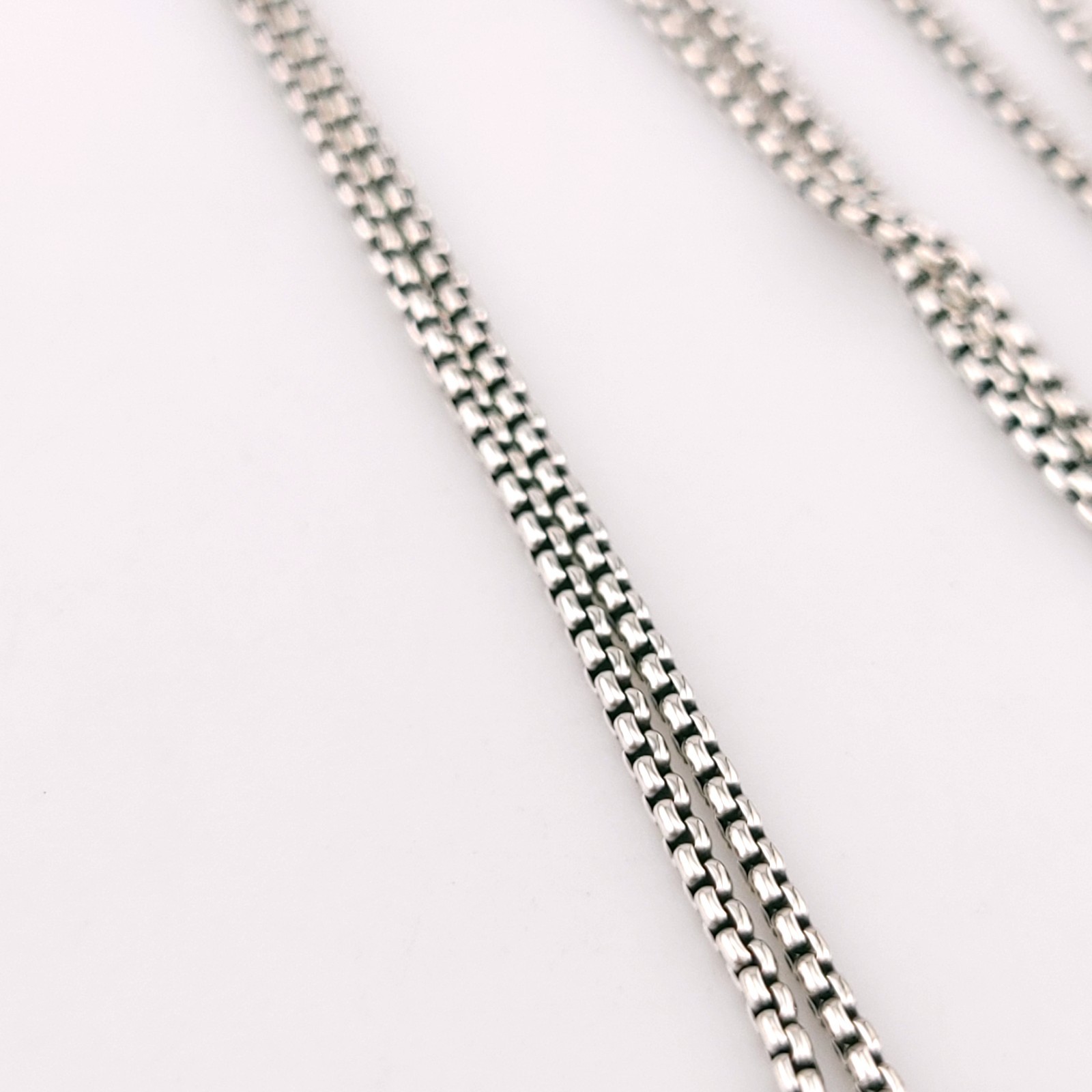 DAVID YURMAN Sterling Silver 8mm Chatelaine Black Hematite Adjustable Pendant