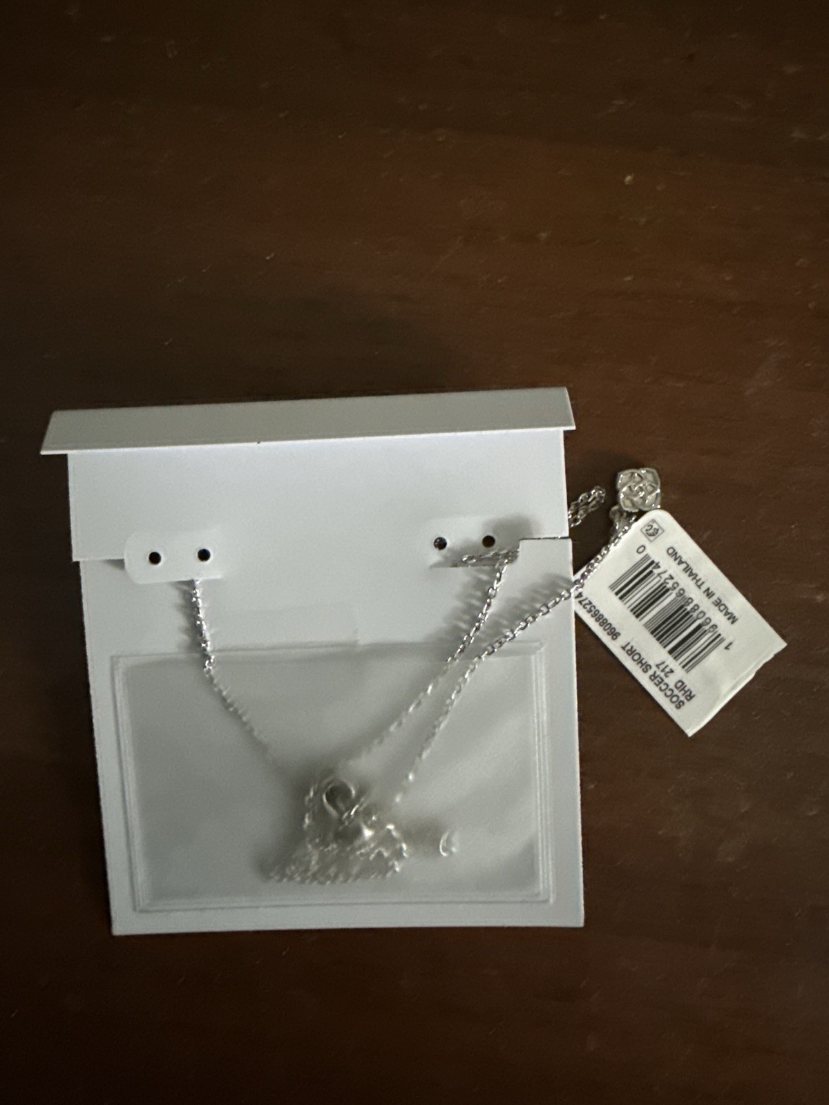 Kendra Scott Elisa Soccer Silver Short Pendant Necklace Ivory Mother of Pearl
