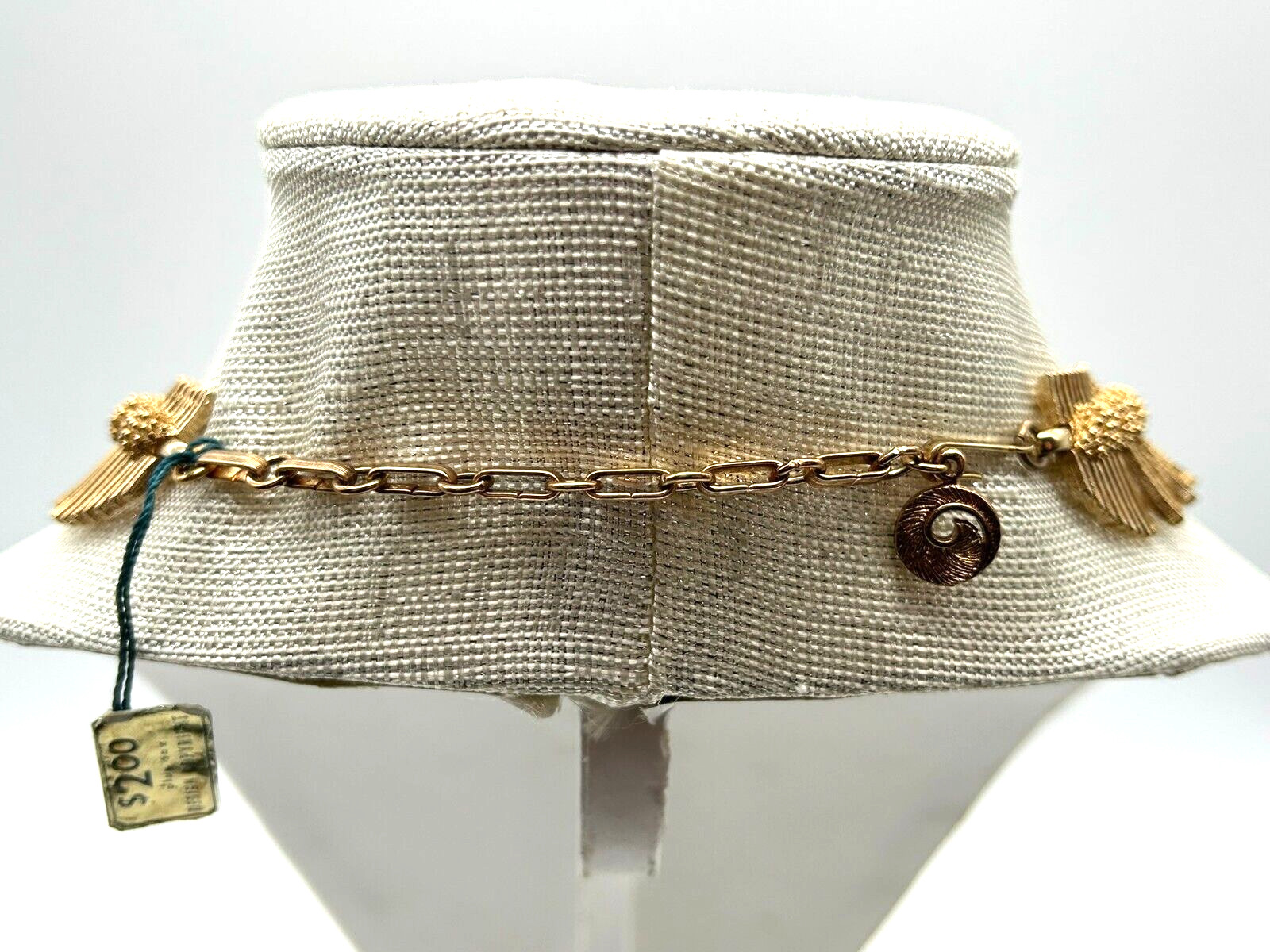 Vintage Estate Women’s MCM Lisner Gold Tone Cleopatra Collar Fringe Necklace HTF