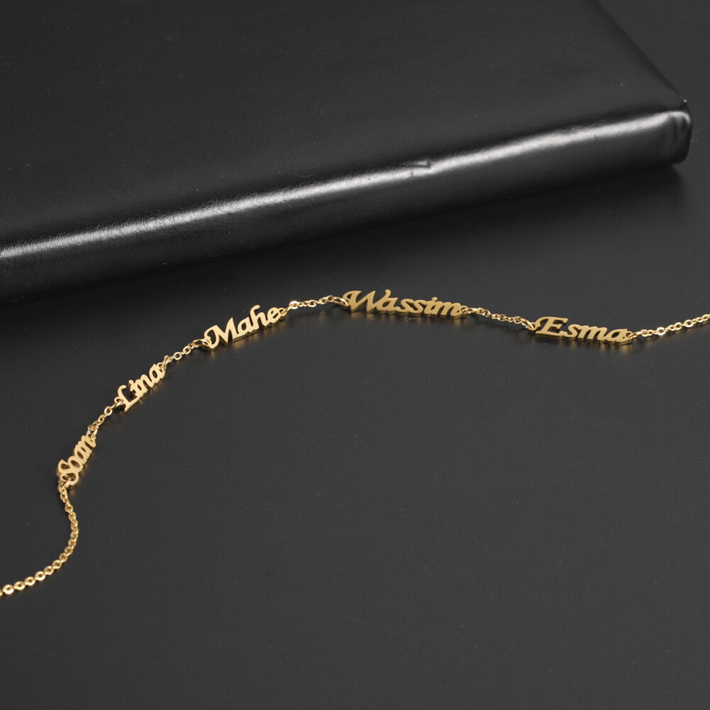 NewVassago Custom Necklace Personalized Multiple Names Necklace For FamilyCouple