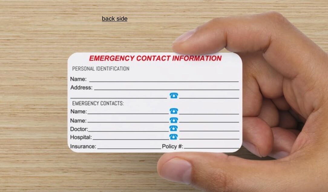 Heart Patient-Medical Alert ID necklace ,USA made, FREE ID Wallet Card,Engraving