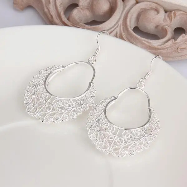 CHSHINE 925 Sterling Silver vintage earrings for women luxury designer Jewelry