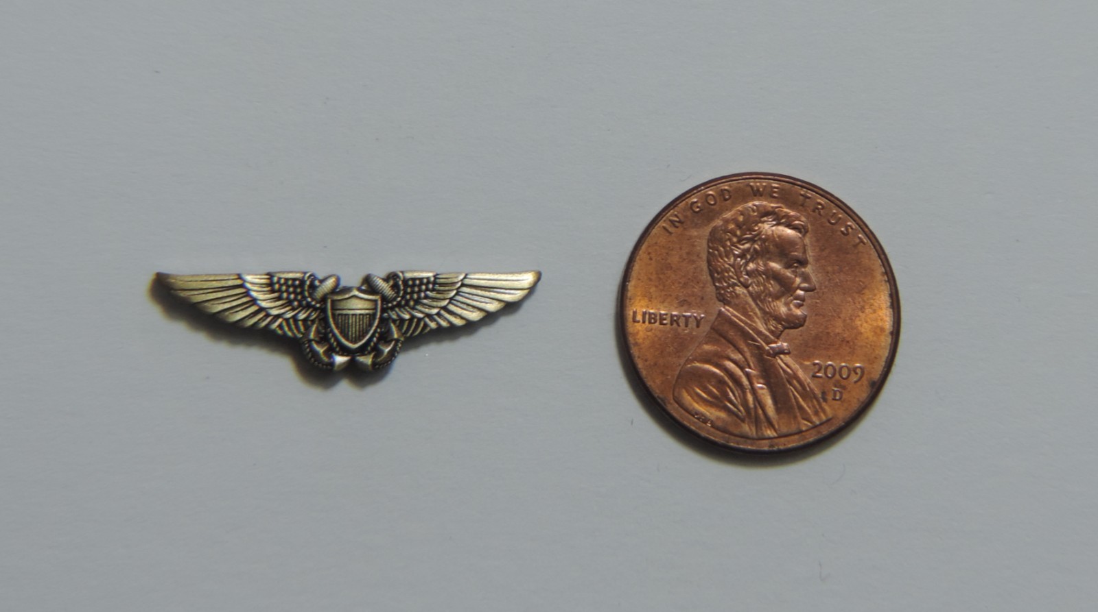 UNITED STATES NAVY Flight Officer Wing Lapel Pin NFO