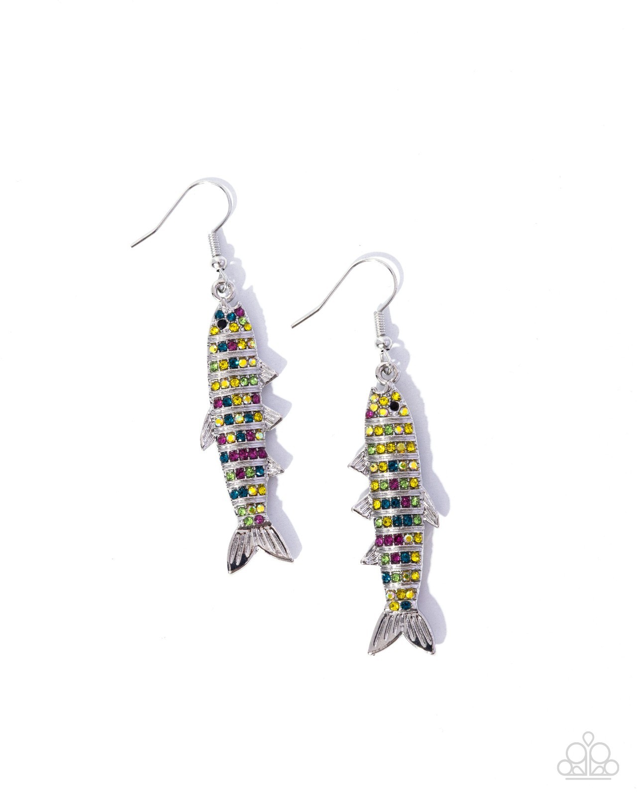 Paparazzi Sophisticated Sardine – Multi – Multicolored & Iridescent Rhinestones