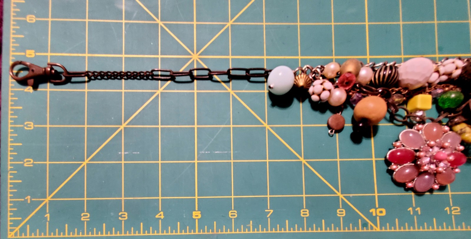 Touch Piece Multi-Charm Statement Necklace