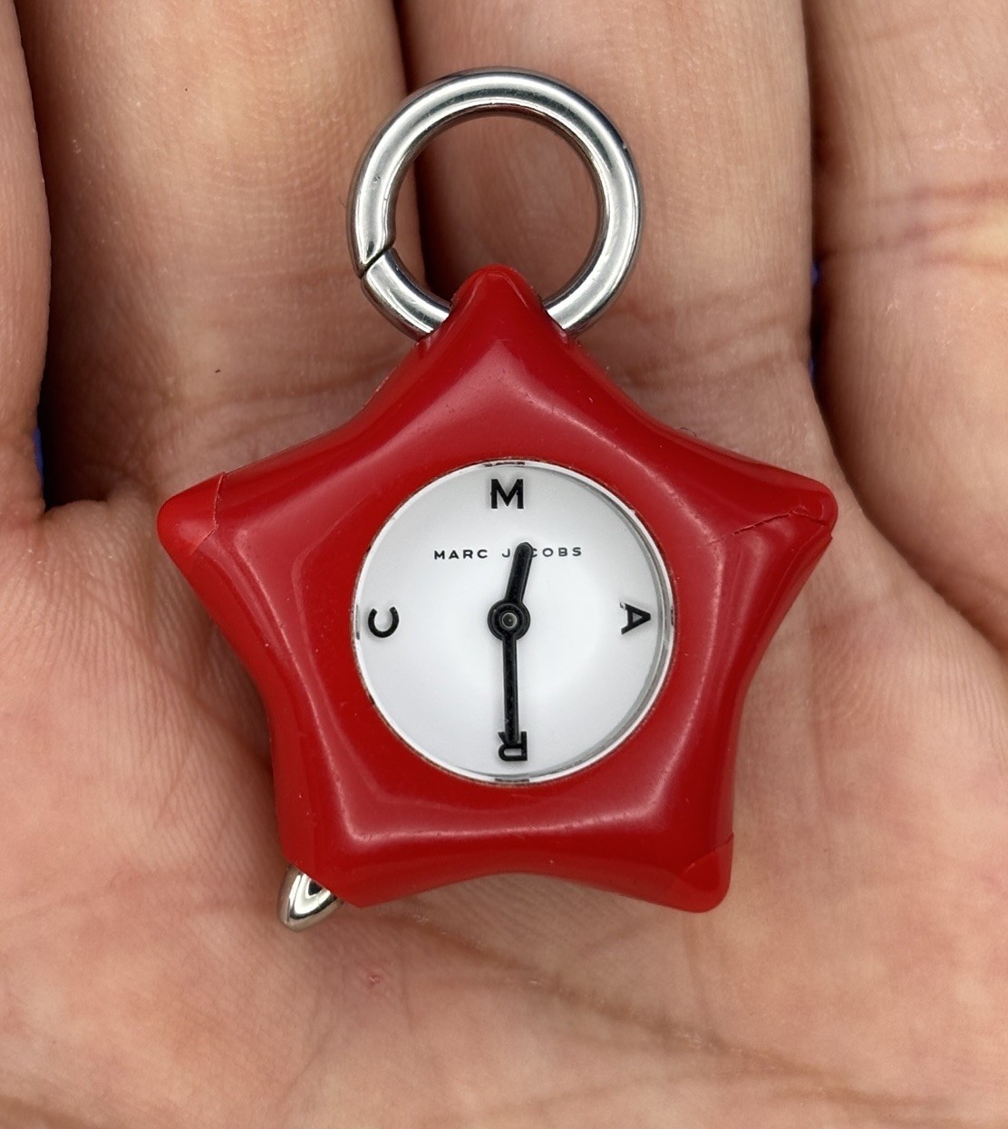 Marc By Marc Jacobs Red Star Watch Pendant #3.39