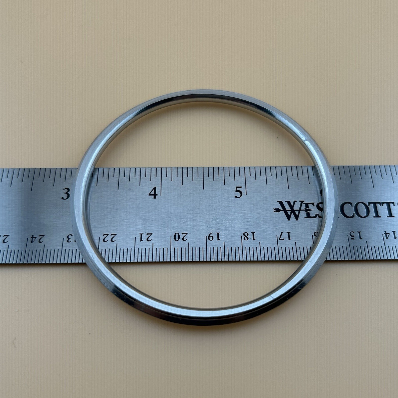 Stainless Steel Bangle Bracelet Sikh Kara Kada Punjabi – 5mm wide