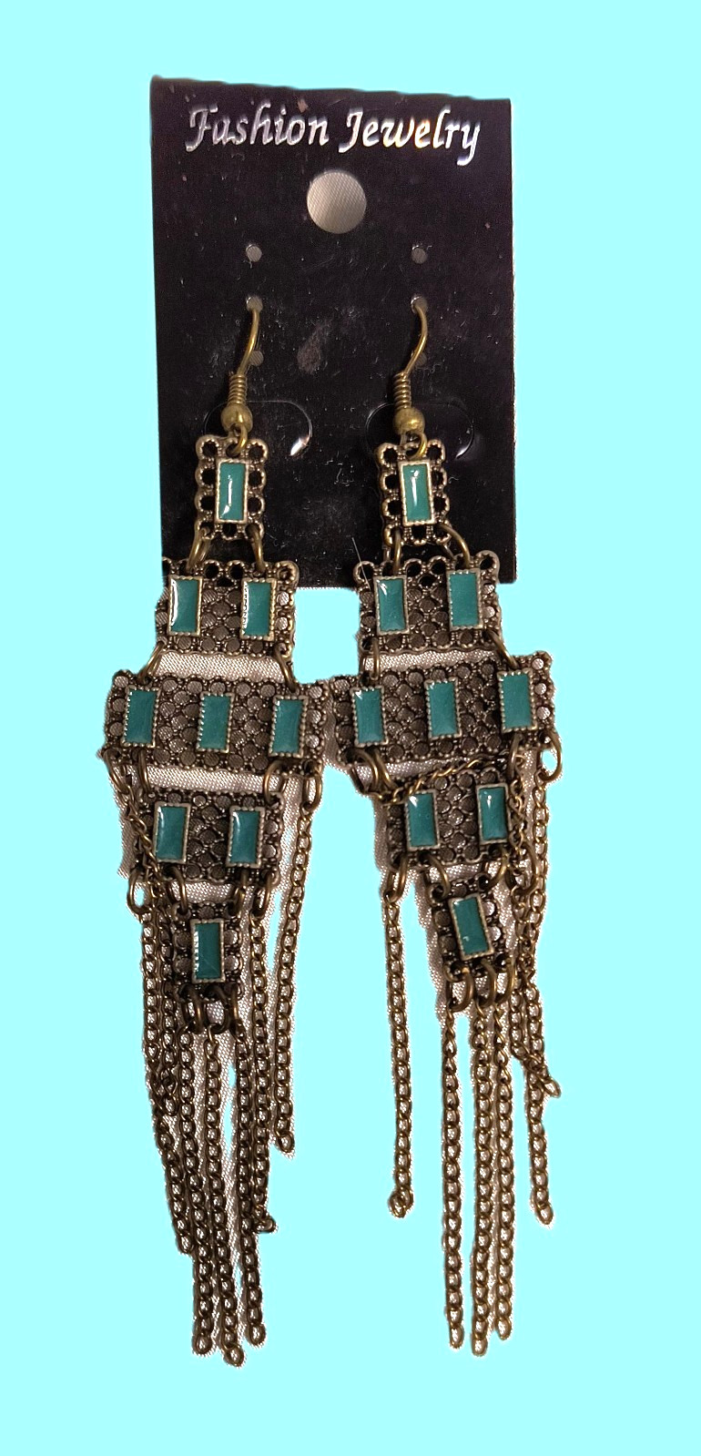 New Fashion Jewelry Women’s Chandelier Dangle Earrings Multicolor Hook Closure