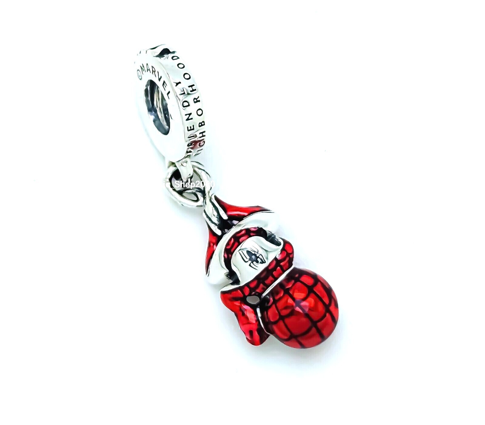 100% Authentic PANDORA 925 Marvel Hanging Spider-Man Dangle Charm 792323C01