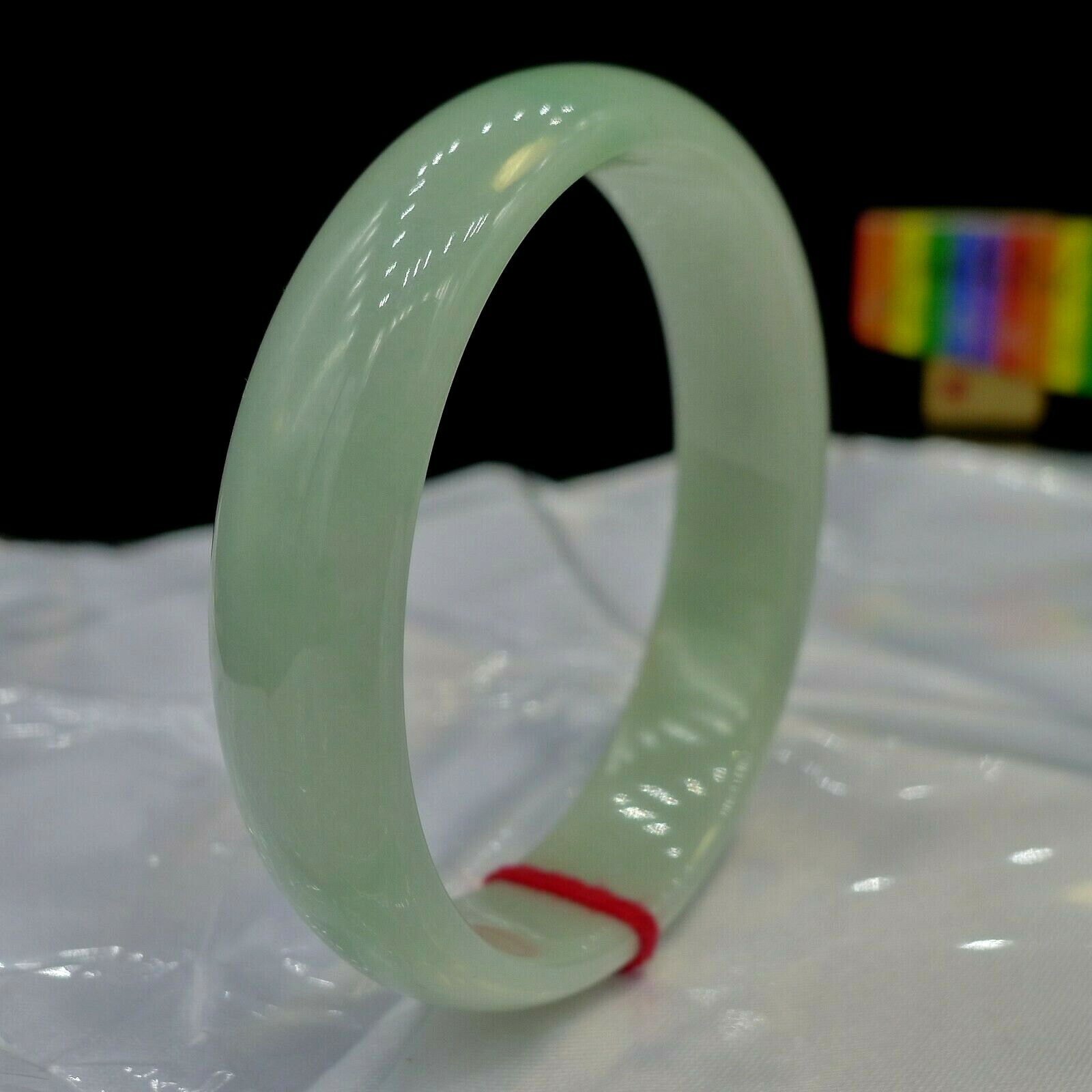 【JadeiteBird】53mm Certified 100% Natural Grade A Jadeite Jade Bangle Bracelet
