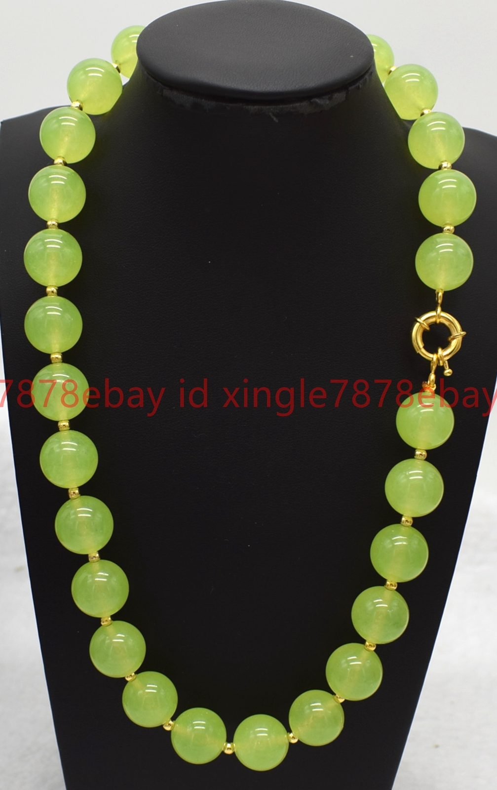 Natural 6/8/10/12/14mm Green Peridot Gemstone Round Beads Necklace 16-36″