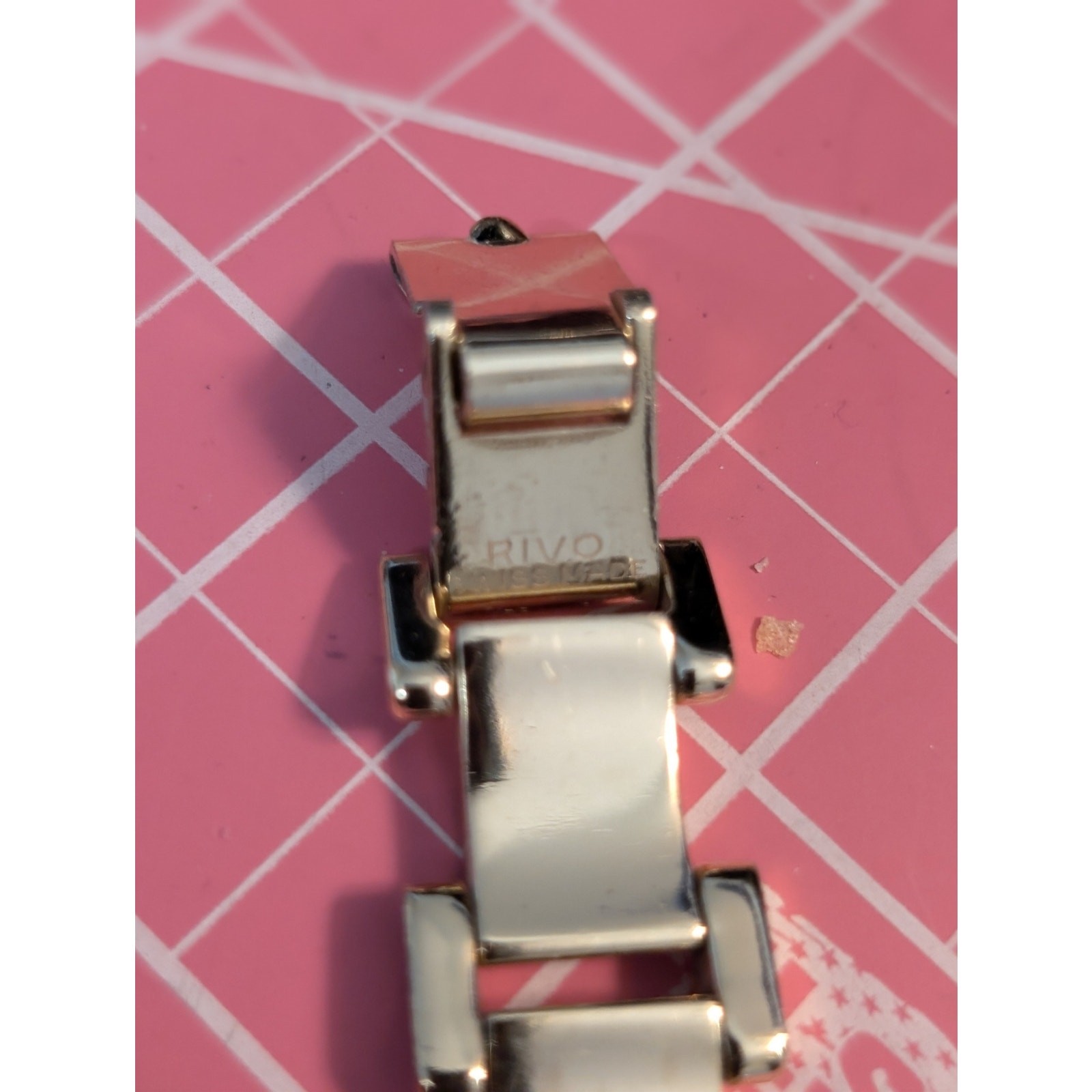 Vintage 1950’s Classic Rivo Swiss Made Gold tone Watch Band Link Bracelet