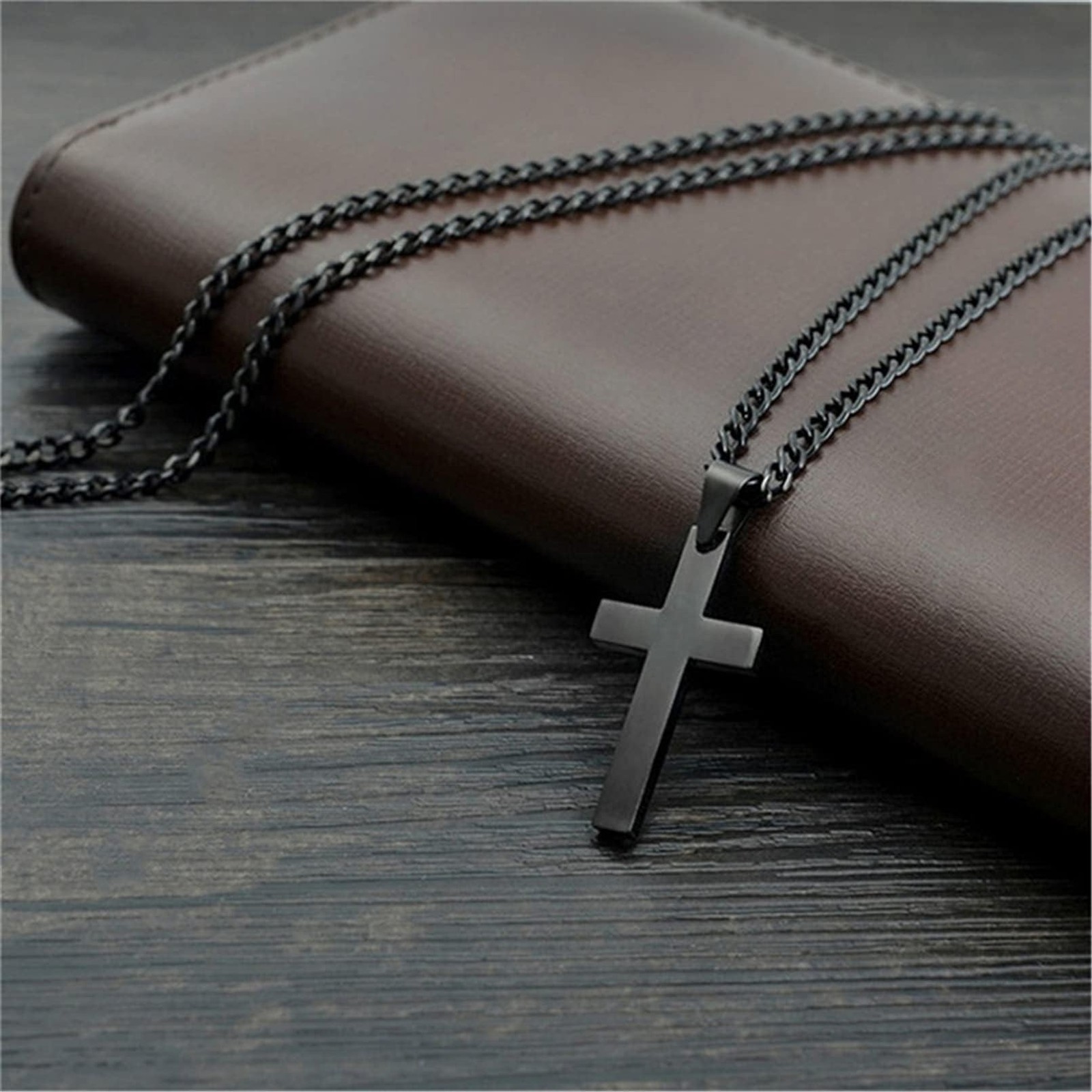 33 Feet Metal Black Necklace Chains Curb Links Chains Bulk for Jewelry Making DI