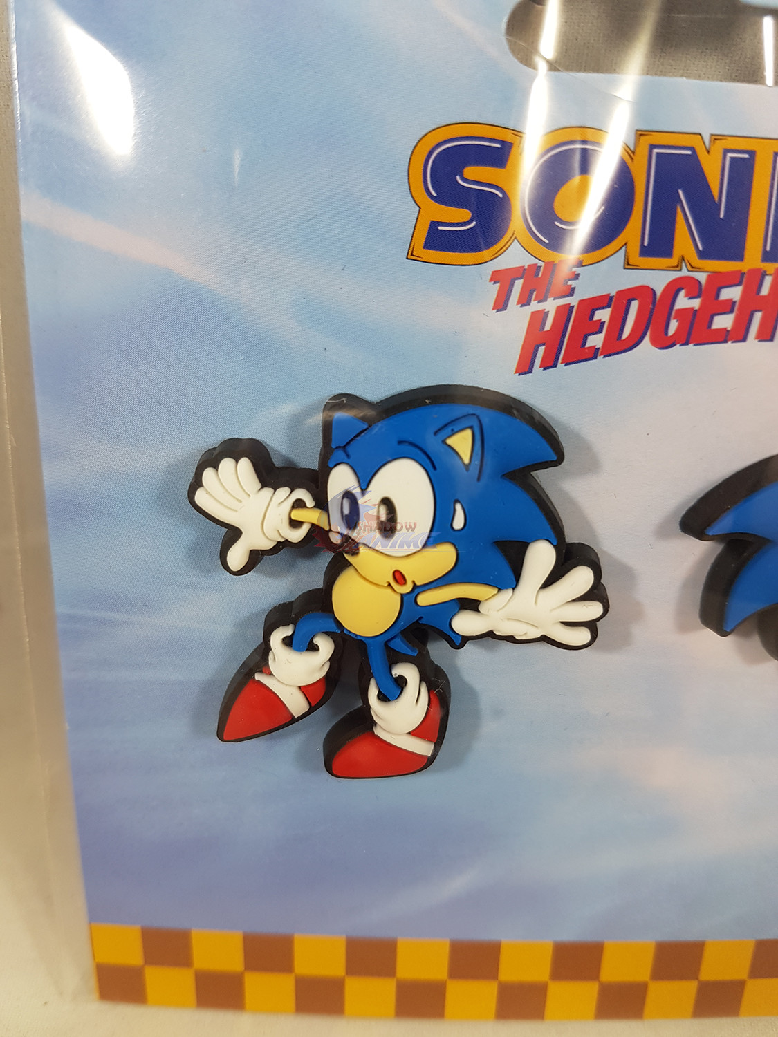 Sonic The Hedgehog Classic Sonic Lapel Pins Set of 2 Anime Licensed NWT