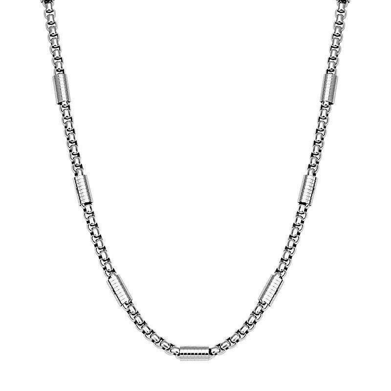 1.5/2/2.5/3mm Woman Man Stainless Steel Barrel Square rolo Box Chain Necklace