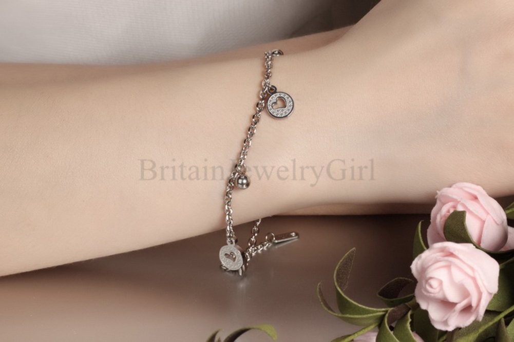 New Women’s Stainless Steel Chain Anklet Bracelet Barefoot Charm Beach Jewelry