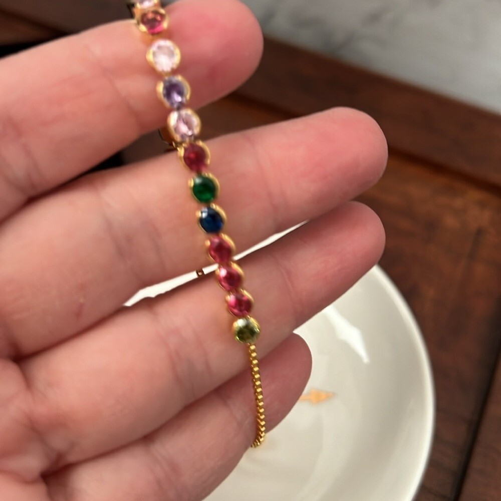 Birthstone Bracelet – Adjustable Nickel Free NWT