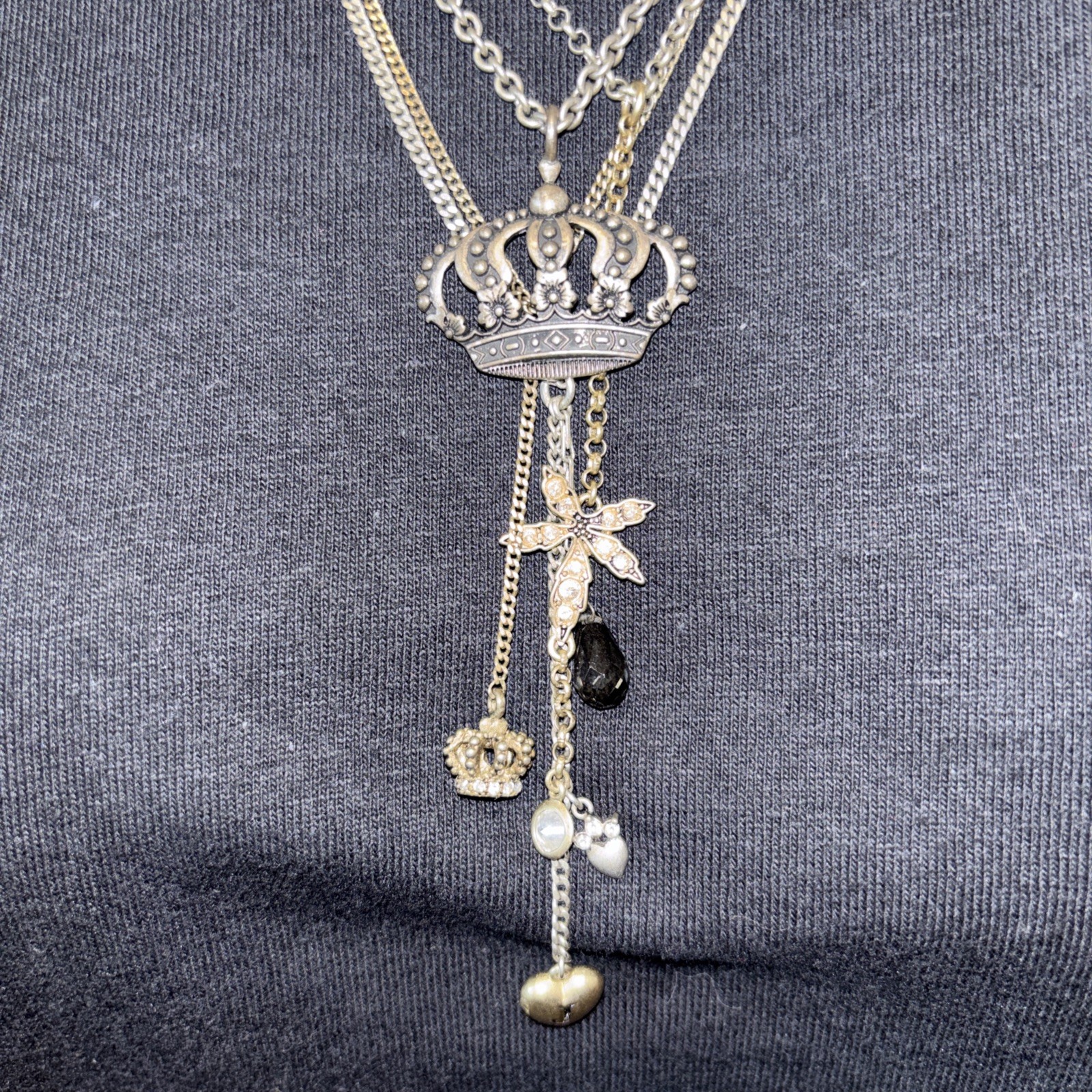 Juicy Couture Crown Layering Neckalace
