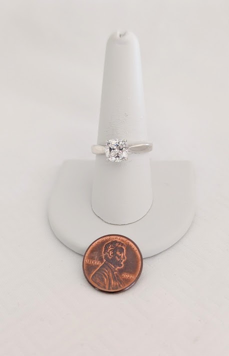 Diamond Sterling Silver Ring 3.6 Grams Retail Price $179 Make Me An Offer!