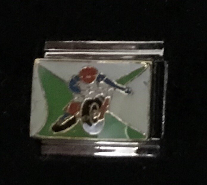 Motorcycle Rider Wholesale ITALIAN CHARM Link 9MM K2022BG6