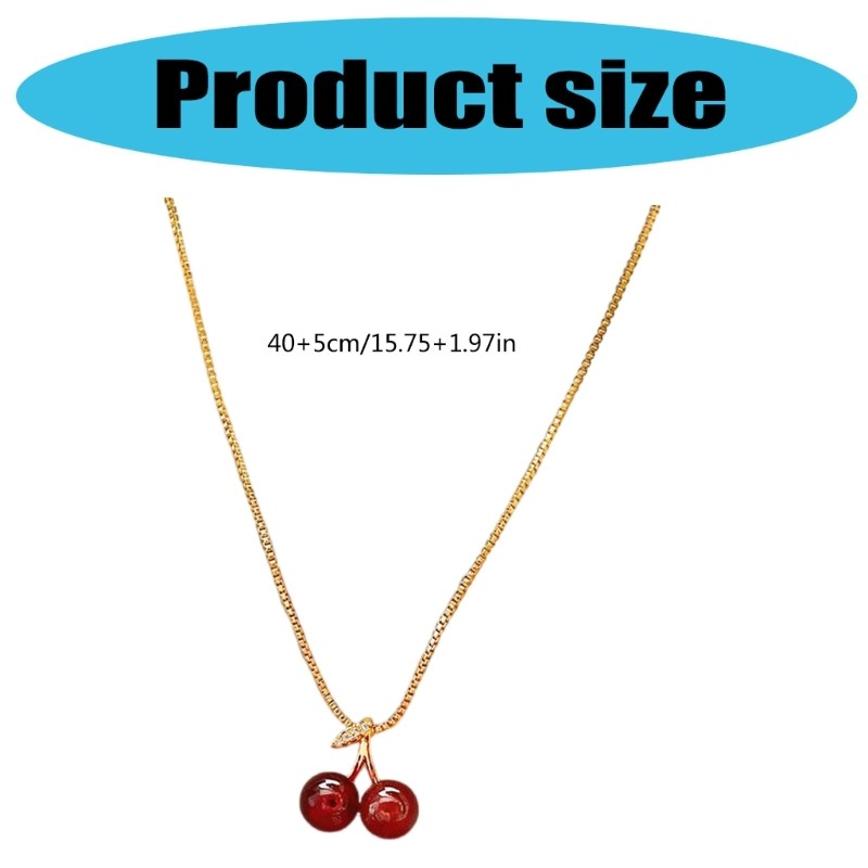 Stylish Fruit Inspired Golden Pendant Necklace For Women Casual Or Formal Event