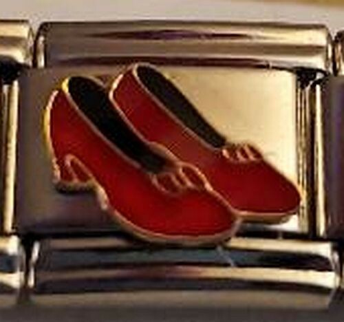 Ruby Slipper – There’s No Place Like Home! 9mm Italian Charm Link