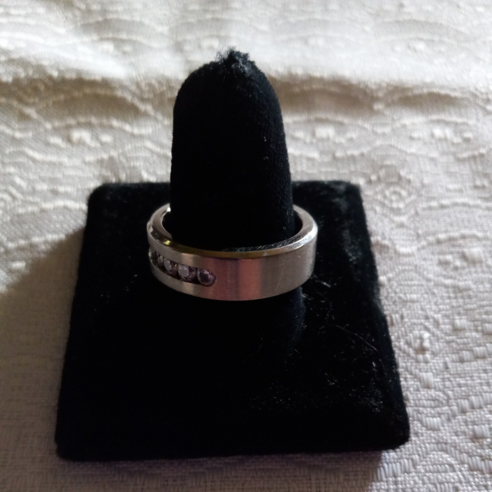 Metal Masters Titanium Ring With CZ’s