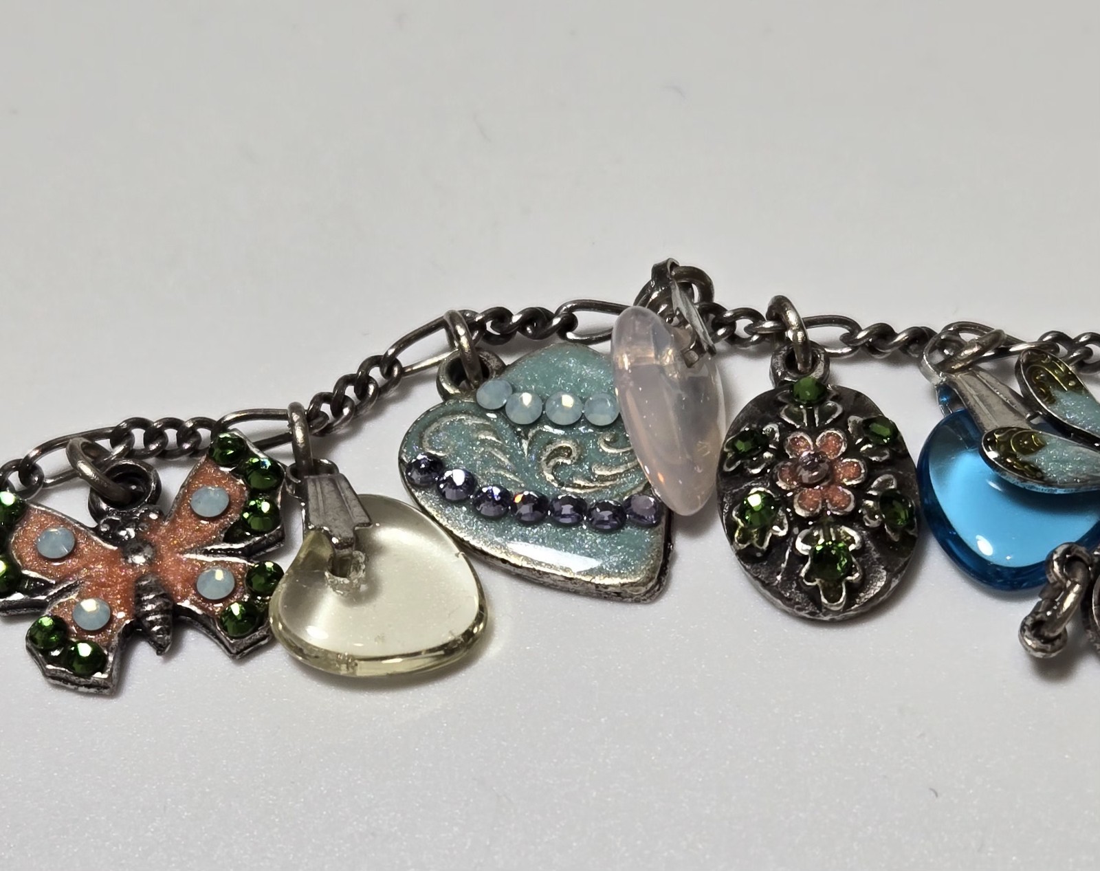 Anne Koplik Dragonfly Butterfly Necklace Cottage Garden Spring Faerie Ballet