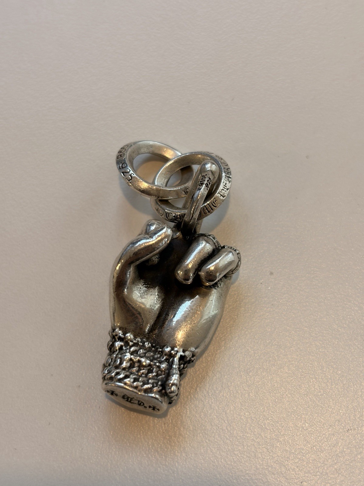 Chrome Hearts middle Finger Pendant