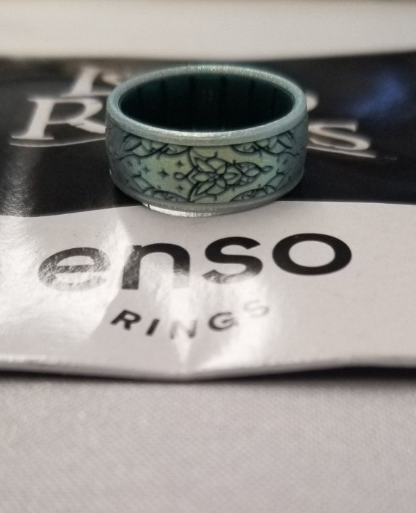 Enso Rings Arwen’s Evenstar Silicone Ring sz 6