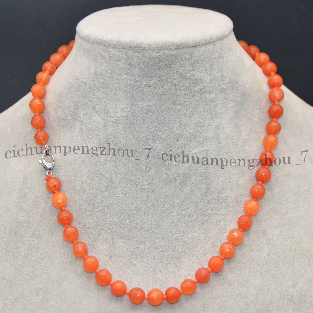 Natural Yellow Topaz Faceted 8mm Round Gemstone Beads Necklace 14-48 inches