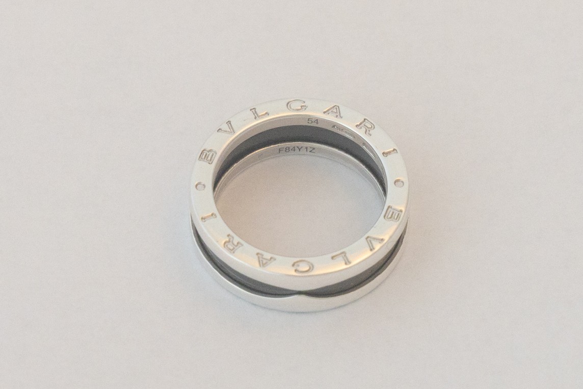 BVLGARI B.Zero1 Save the Children Ring Sterling Silver 925 Size EU 54 US 7