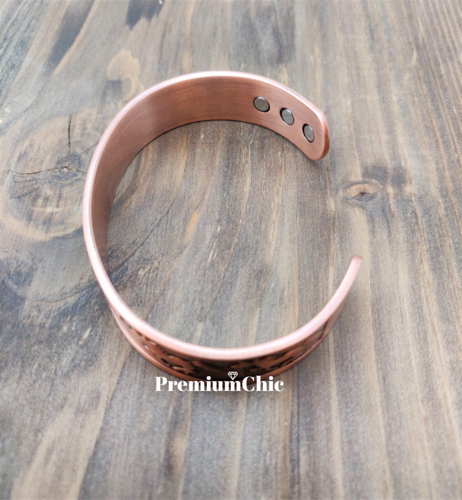 PURE SOLID COPPER Magnetic Bracelet Men’s Arthritis Therapy Horse Western Cuff